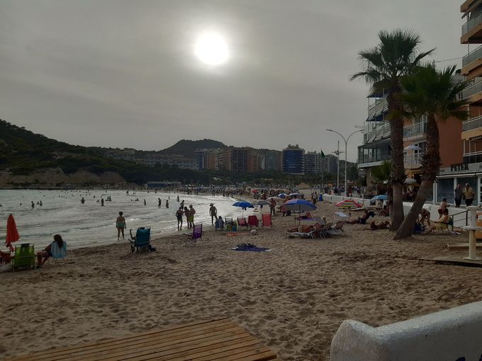 La Cala i aftenskumringen